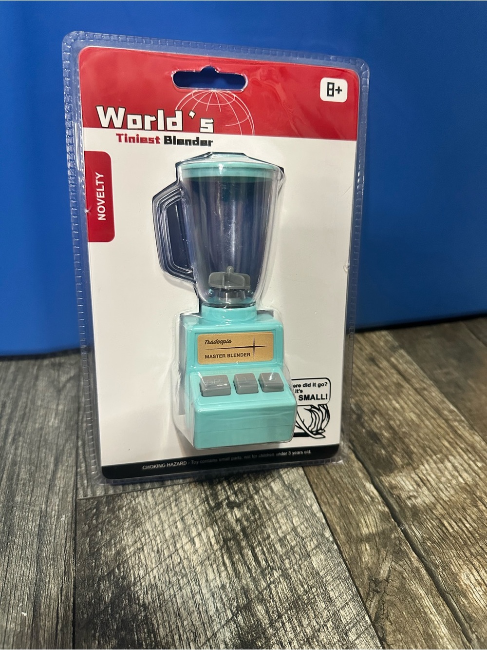 World’s Tiniest Blender Novelty Mini Appliance Toy NIB Teal Master Blender